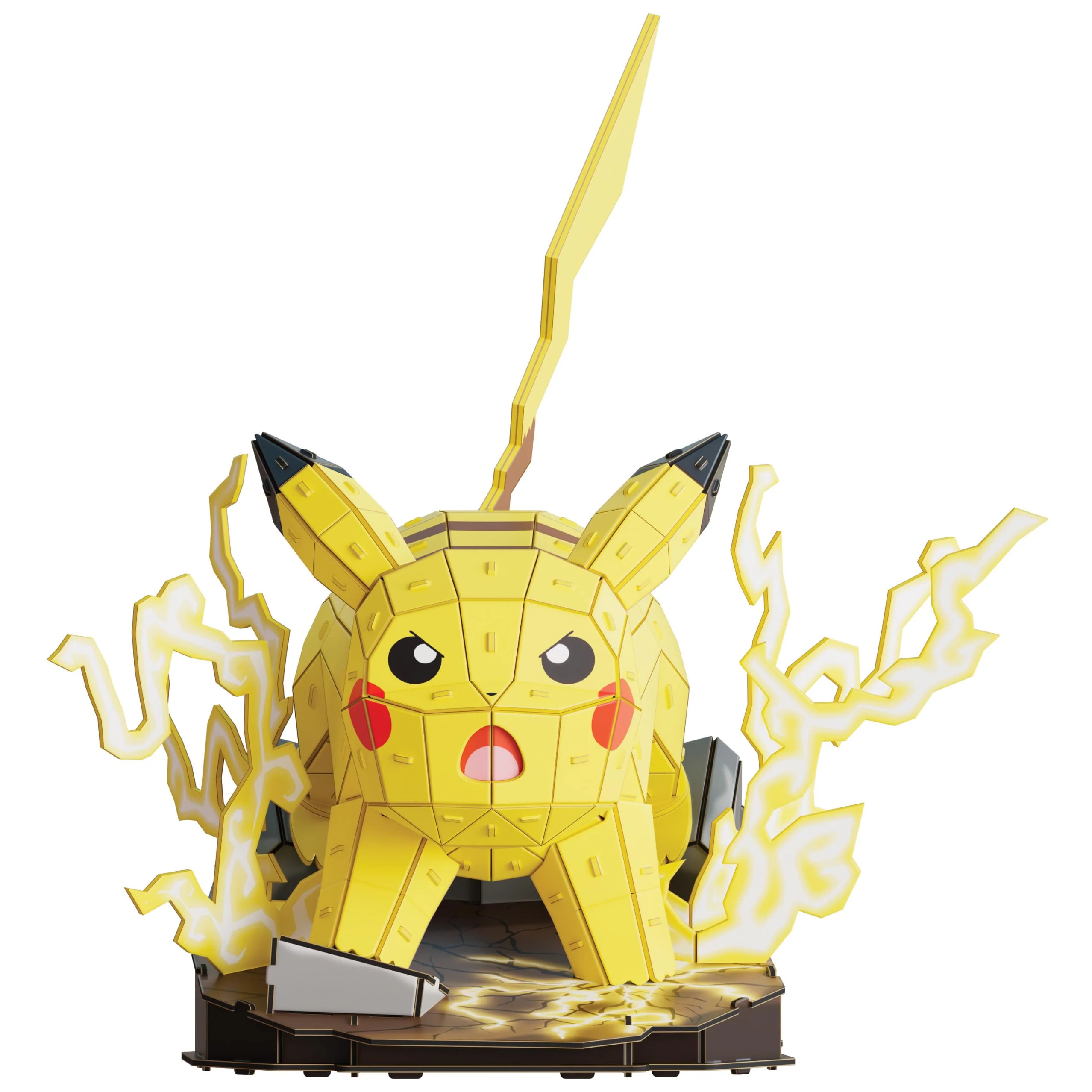 4D Build, Pokémon Pikachu 3D Model Kit, Pokémon Figure, Kanto First Partner Collection, Desk Décor, 201 Pieces, Gift Ideas for Ages 12 & Up - Image 2