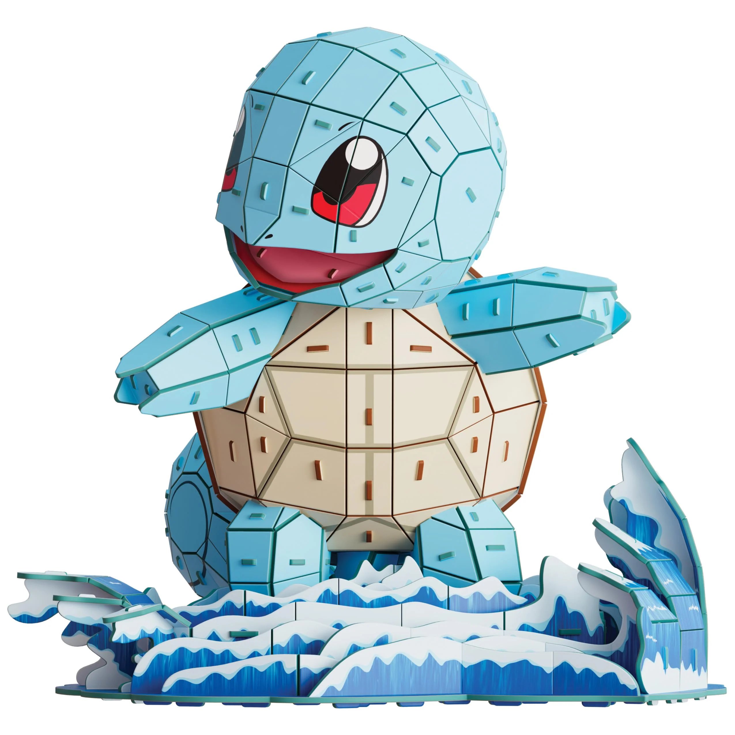 4D Build, Pokémon Squirtle 3D Model Kit, Pokémon Figure, Kanto First Partner Collection, Desk Décor, 180 Pieces, Gift Ideas for Ages 12 & Up - Image 5