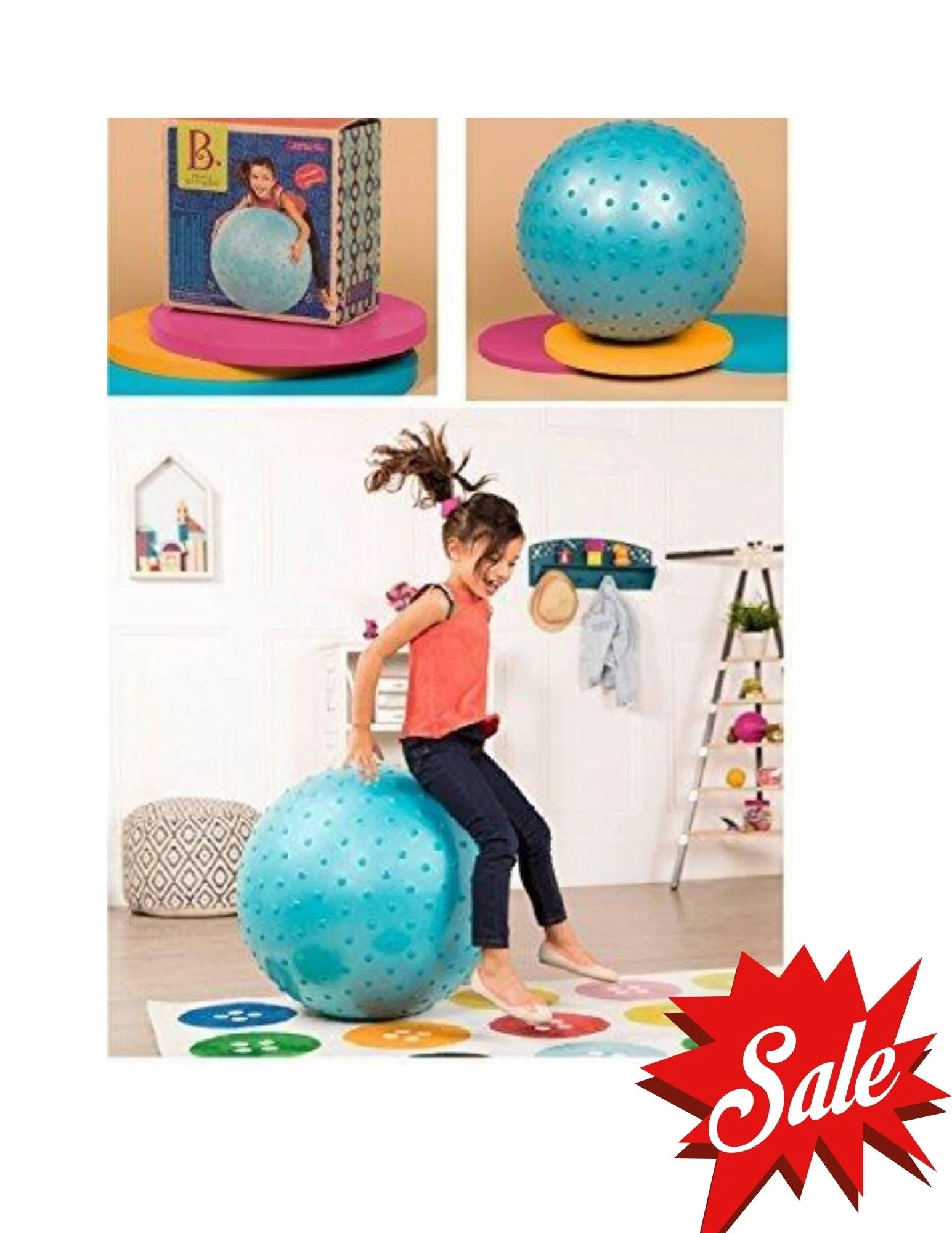 B. Toys - POUNCY Bouncy Ball - Perfect Way to Move