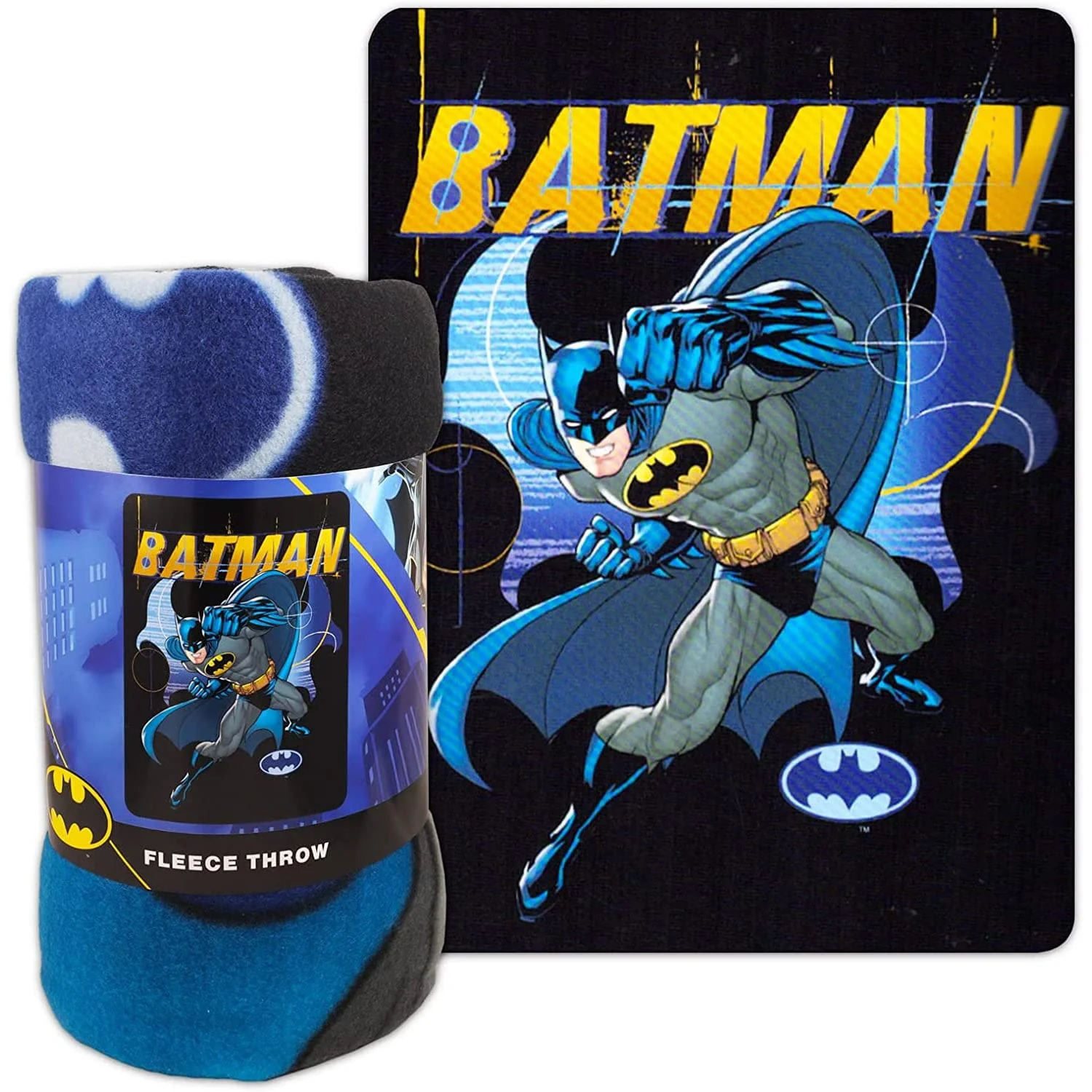 Fleece Blanket (45" x 60") | Batman Bedroom Decor | Plush Blanket | Soft and Exceptionally Long-Lasting