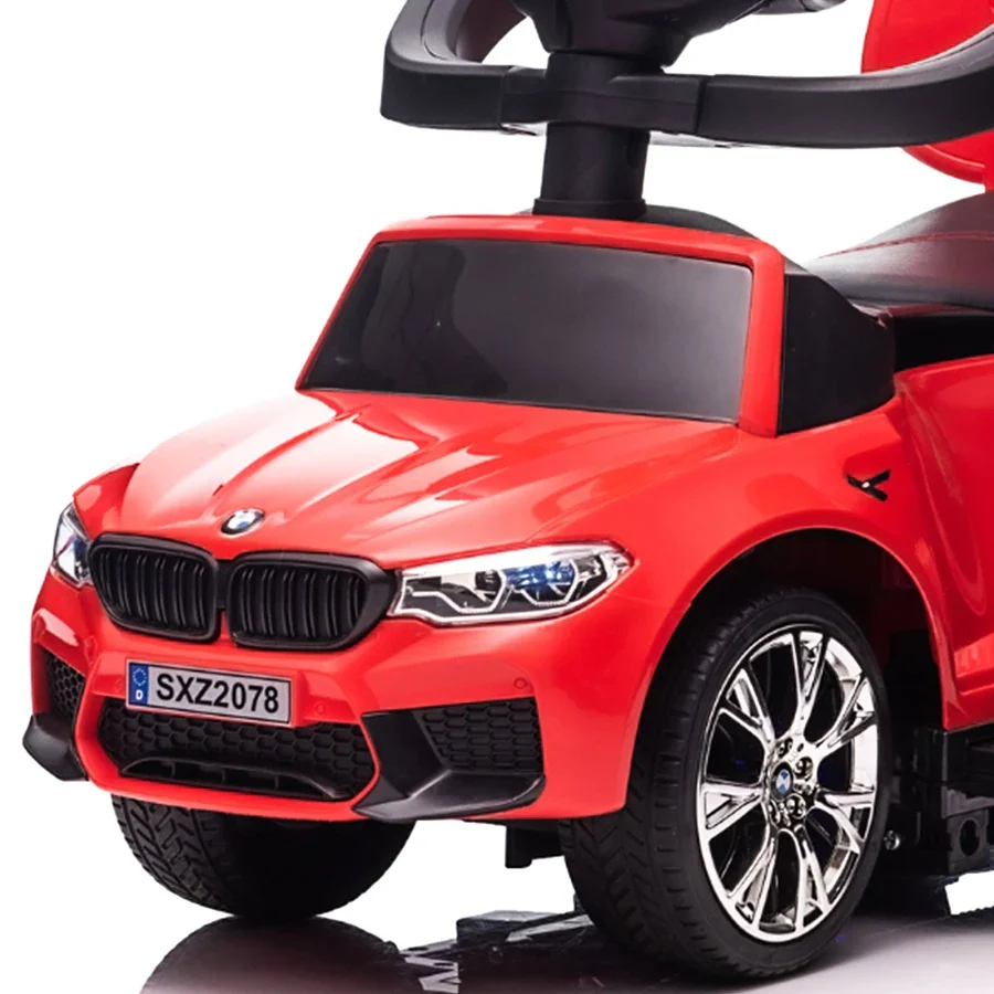 Best Ride On Cars  BMW 4 in 1 Push Car, Red - Image 3