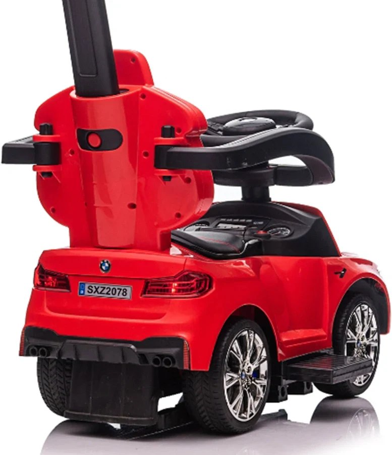 Best Ride On Cars  BMW 4 in 1 Push Car, Red - Image 4