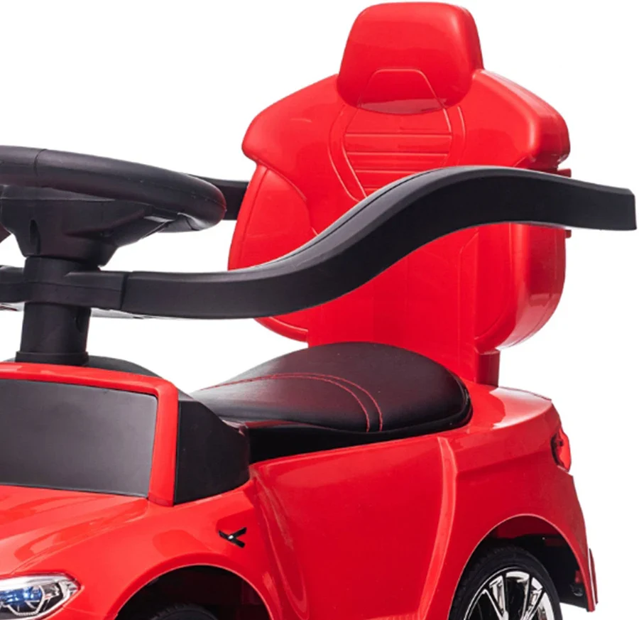 Best Ride On Cars  BMW 4 in 1 Push Car, Red - Image 5