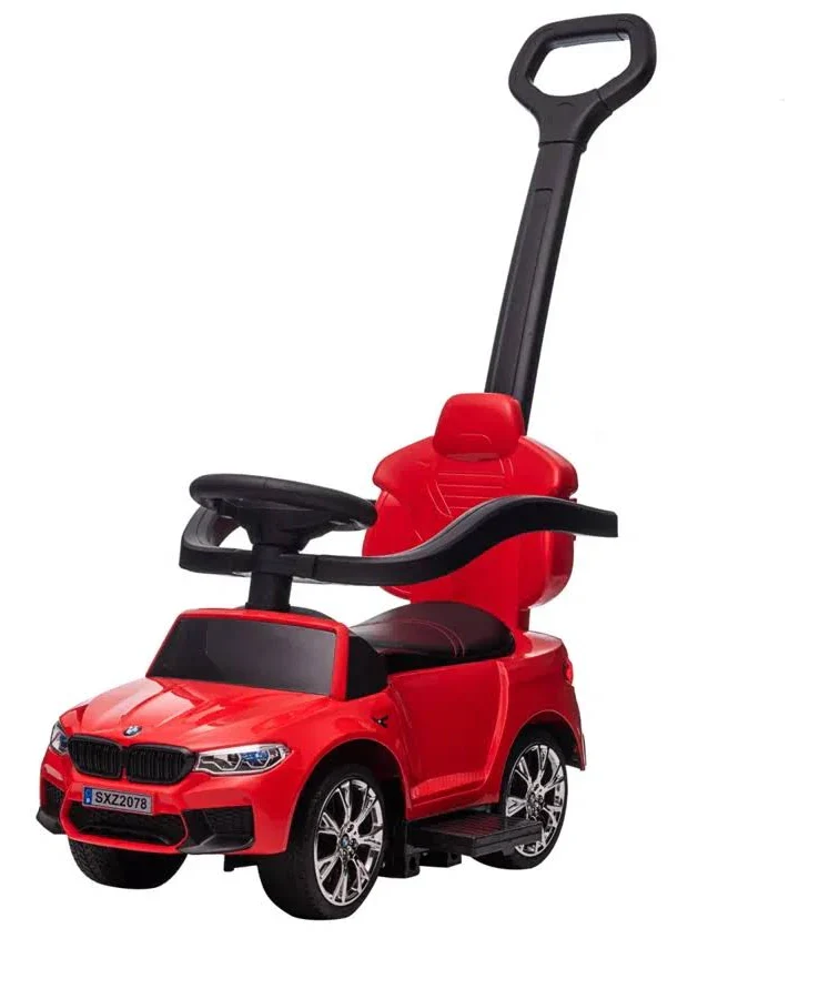 Best Ride On Cars  BMW 4 in 1 Push Car, Red - Image 8