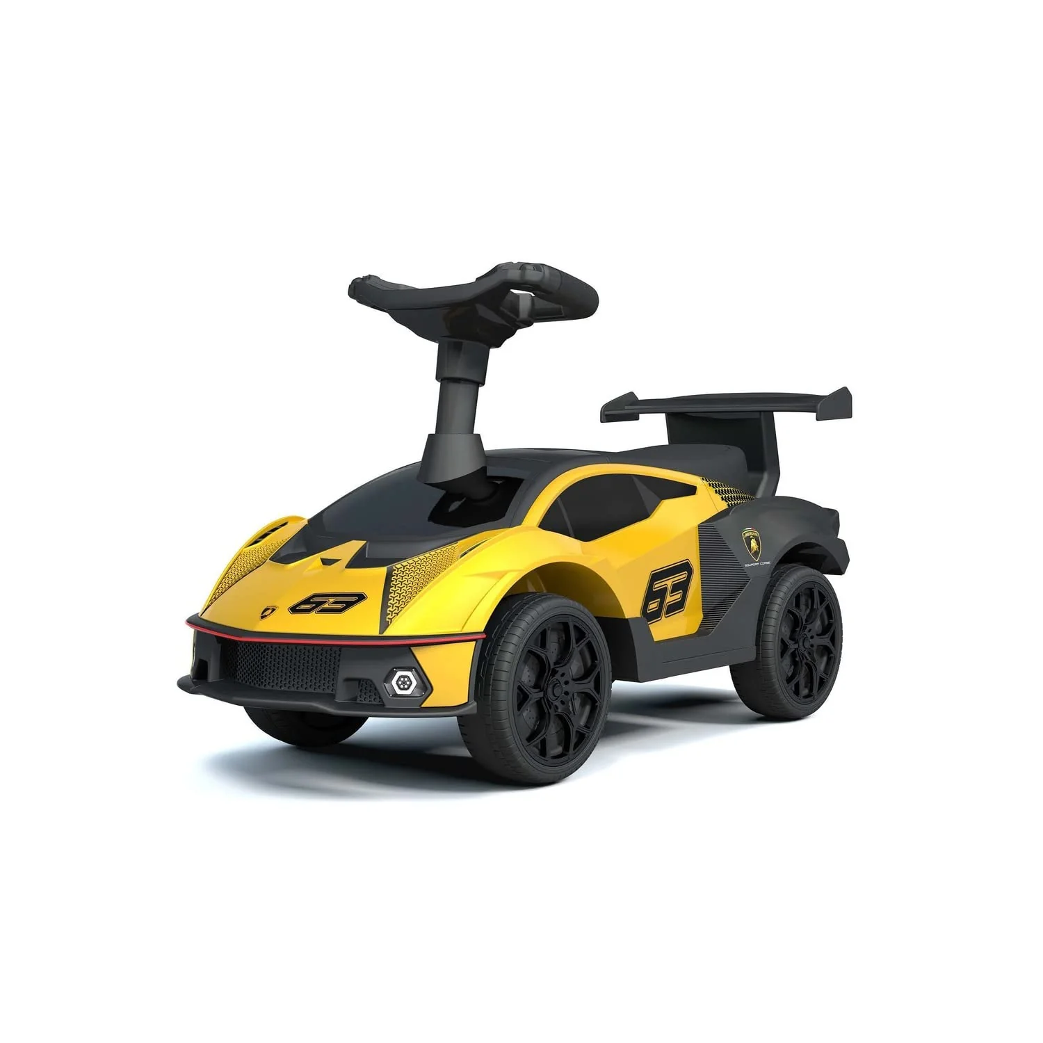 Best Ride On Cars Lamborghini Essenza SCV12 Push Car - Toy for Toddlers With Realistic Steering Wheel, Music, Horn, Comfy Seat, Backrest, Secret Storage