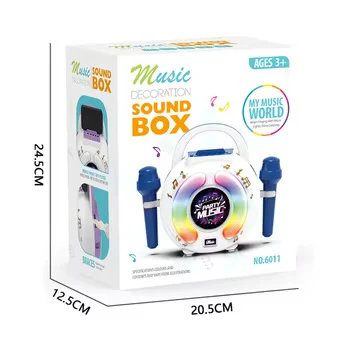 Bluetooth Karaoke Speaker Portable Wireless Music Player With Microphone Function High Fidelity Sound - Image 2