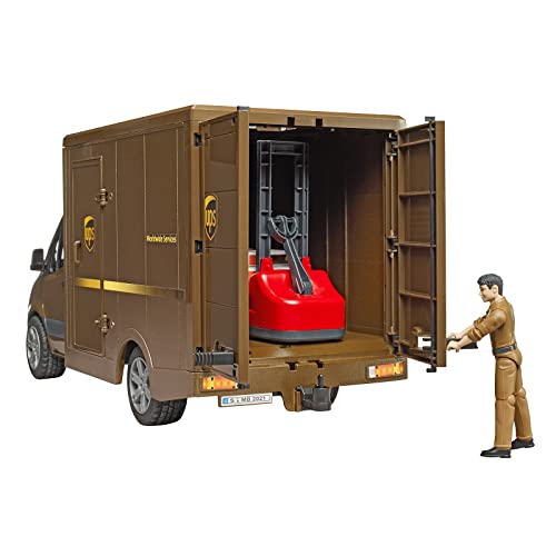 Bruder MB Sprinter UPS with Driver and Accessories - Image 2