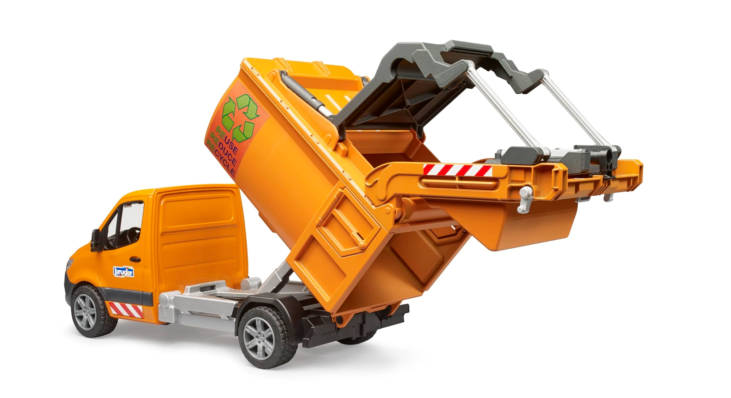 Bruder MB Sprinter Garbage Service w Garbage cans - Image 2