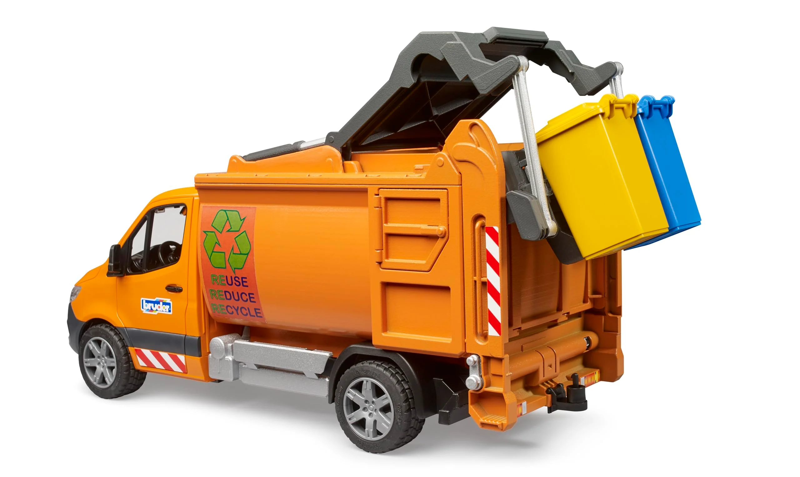 Bruder MB Sprinter Garbage Service w Garbage cans - Image 4