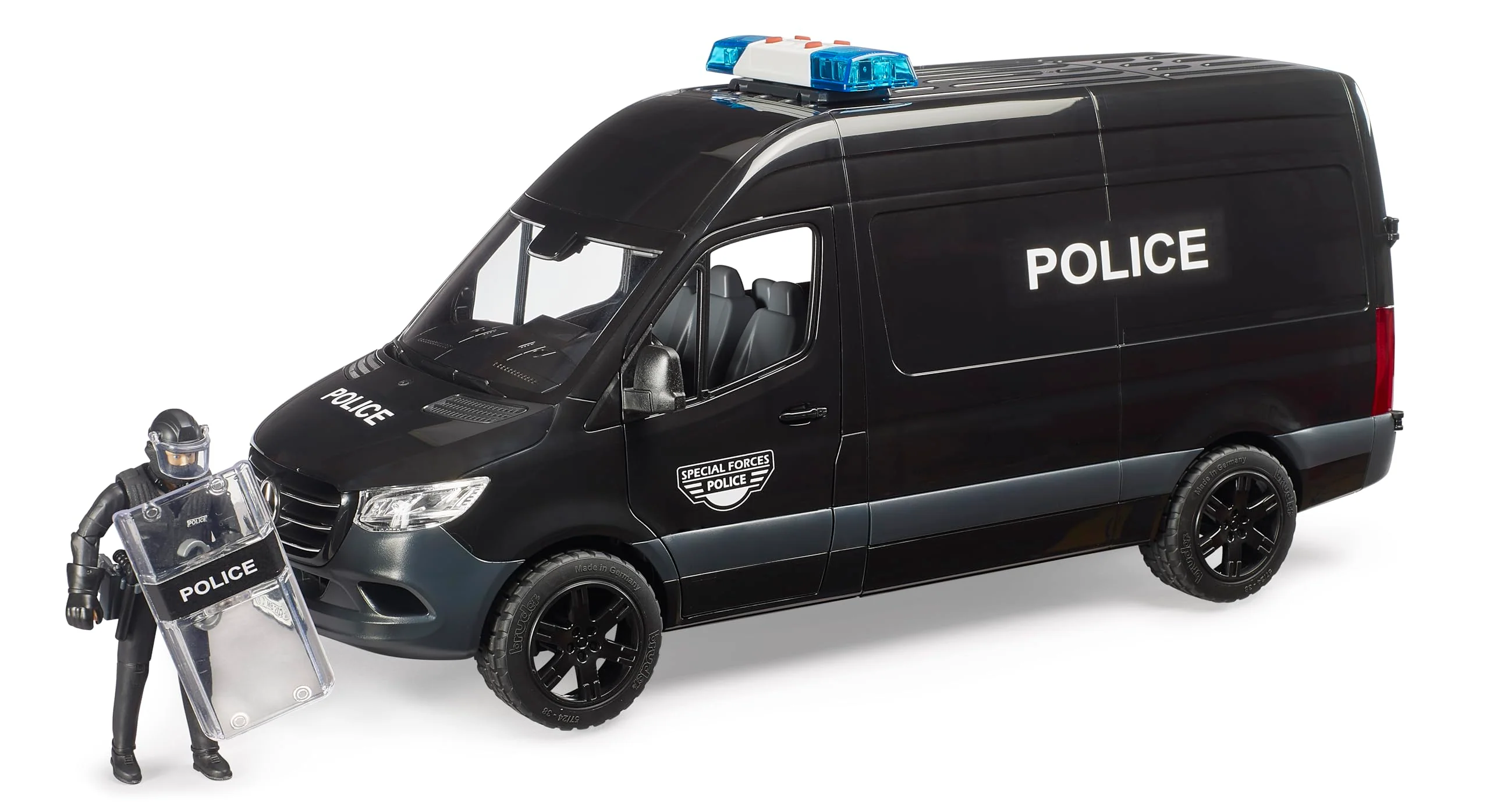 Bruder Mercedes-Benz Sprinter Police Special Forces with Police Figure
