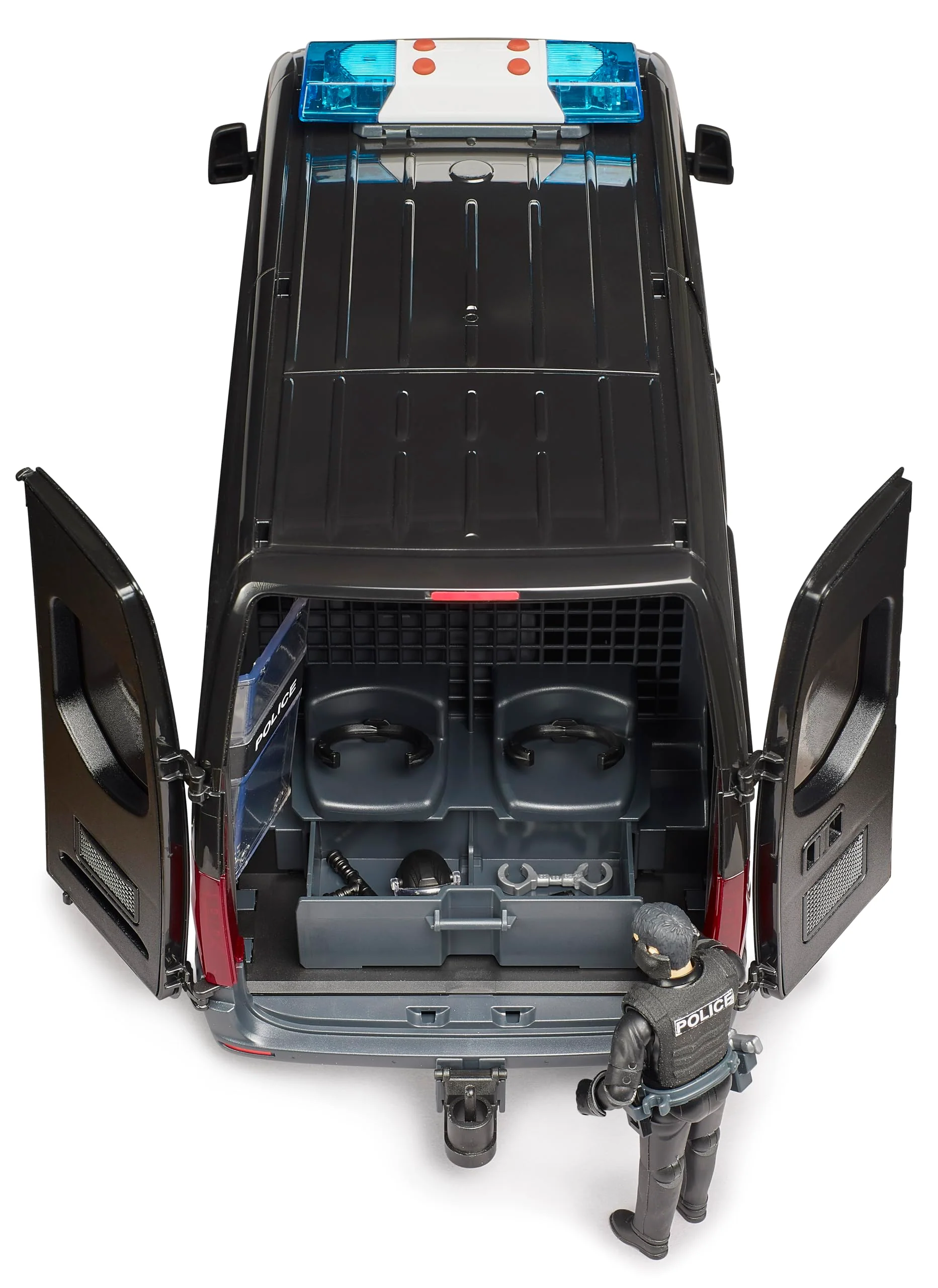 Bruder Mercedes-Benz Sprinter Police Special Forces with Police Figure - Image 5