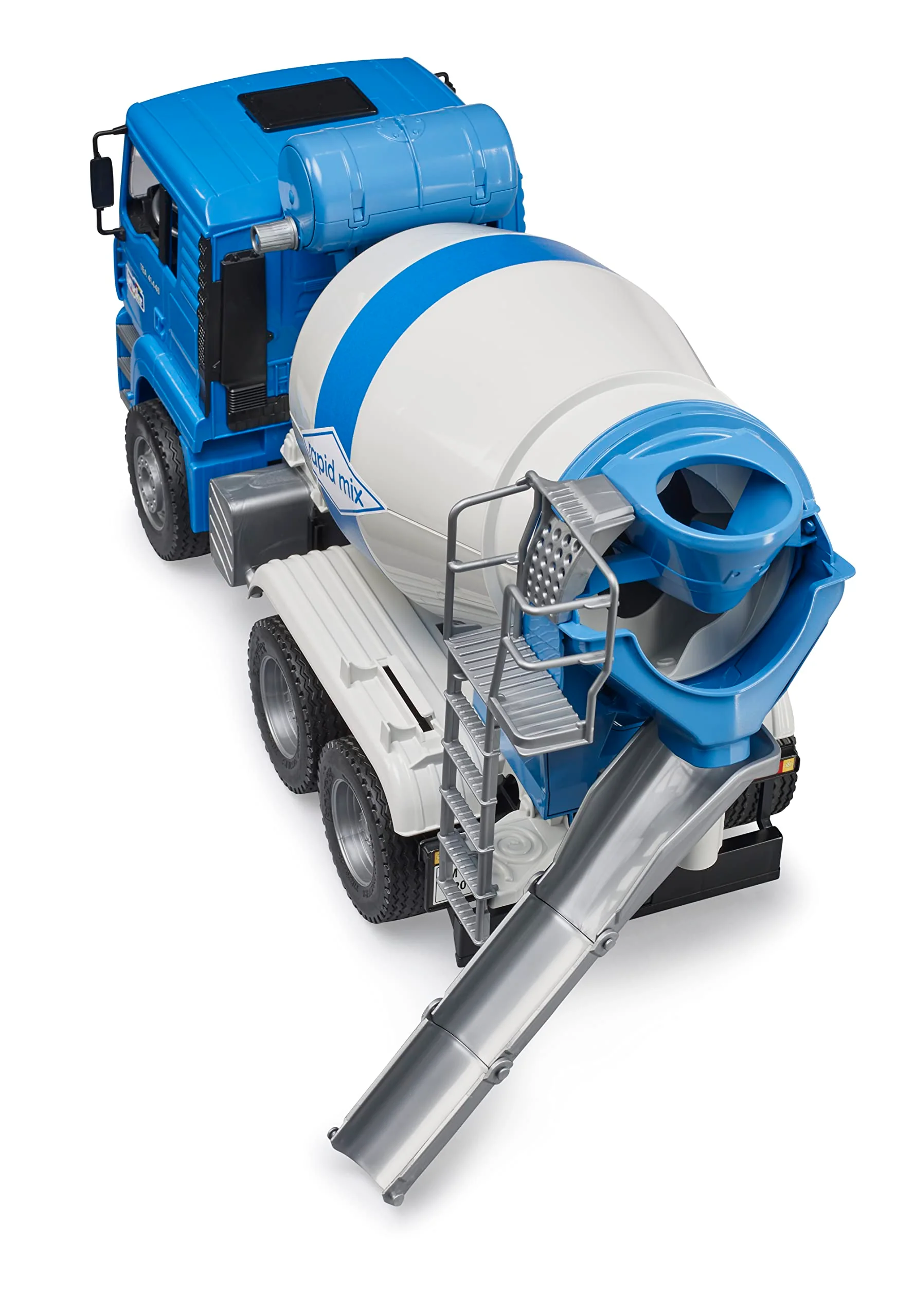 Bruder Man TGA Concrete and Cement Mixer, Realistic 1:16 Scale Construction Truck for Pretend Play - Image 2