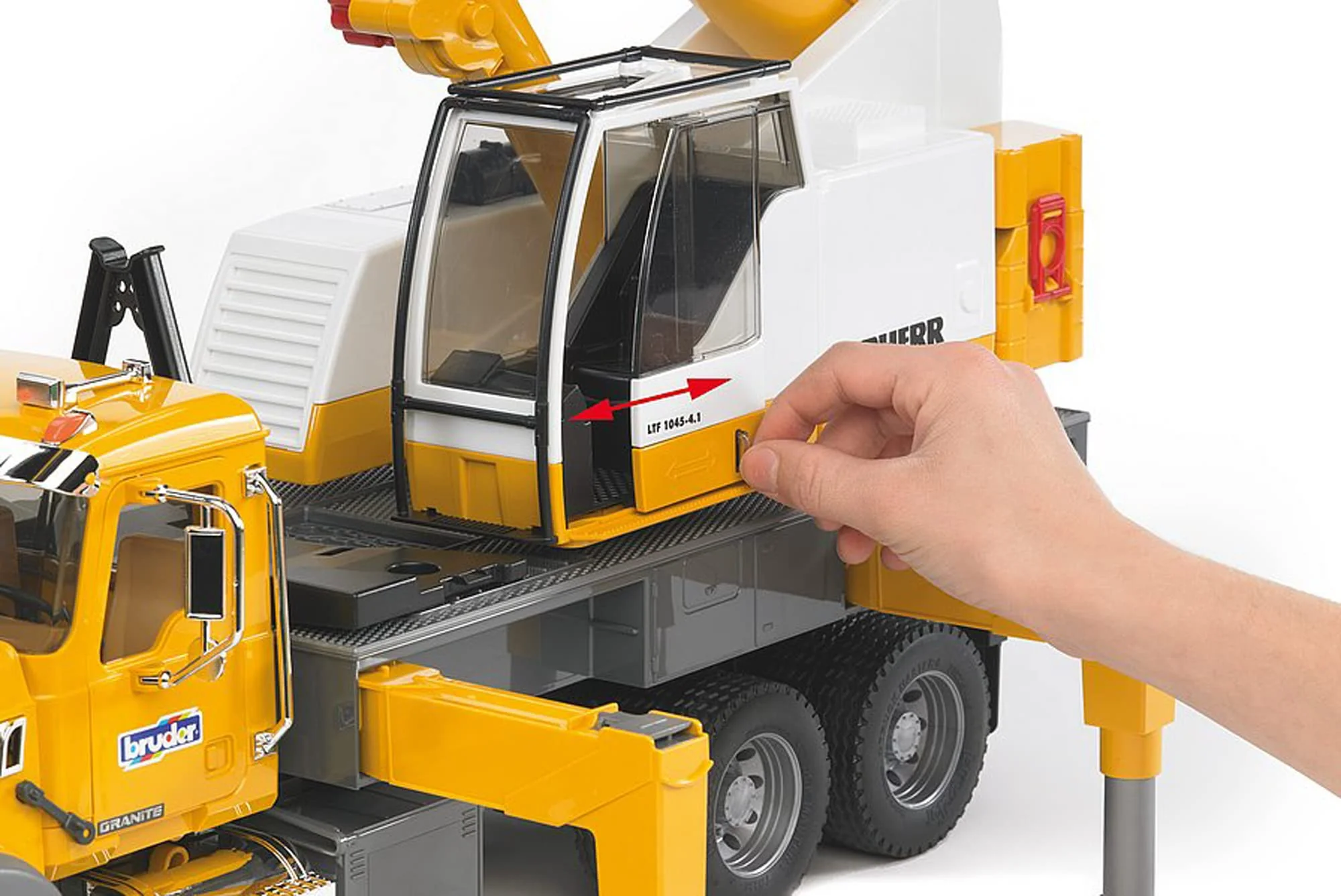 Bruder Mack Granite Liebherr Crane Truck - Image 5