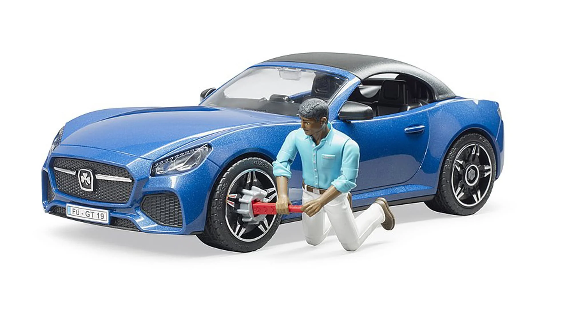 Bruder Roadster with Driver - Image 4