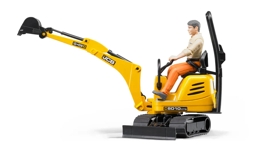 Bruder 62002 JCB Micro Excavator 8010 CTS w/ Worker 10.7.7 - Image 4