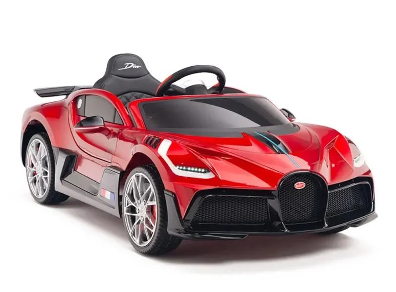 Bugatti Children's Ride On Car Battery Operated With Remote Control Red