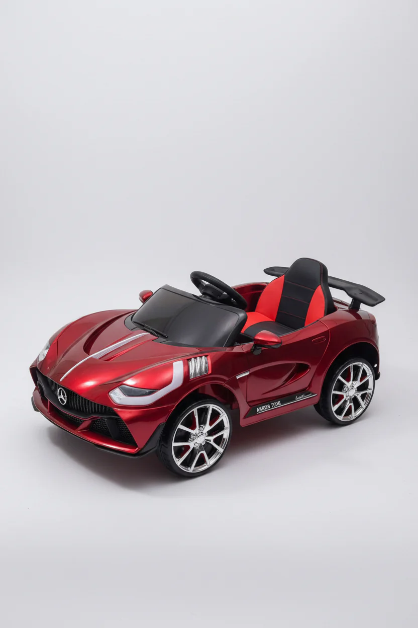 Bugatti Children's Ride On Car Battery Operated With Remote Control Red - Image 2