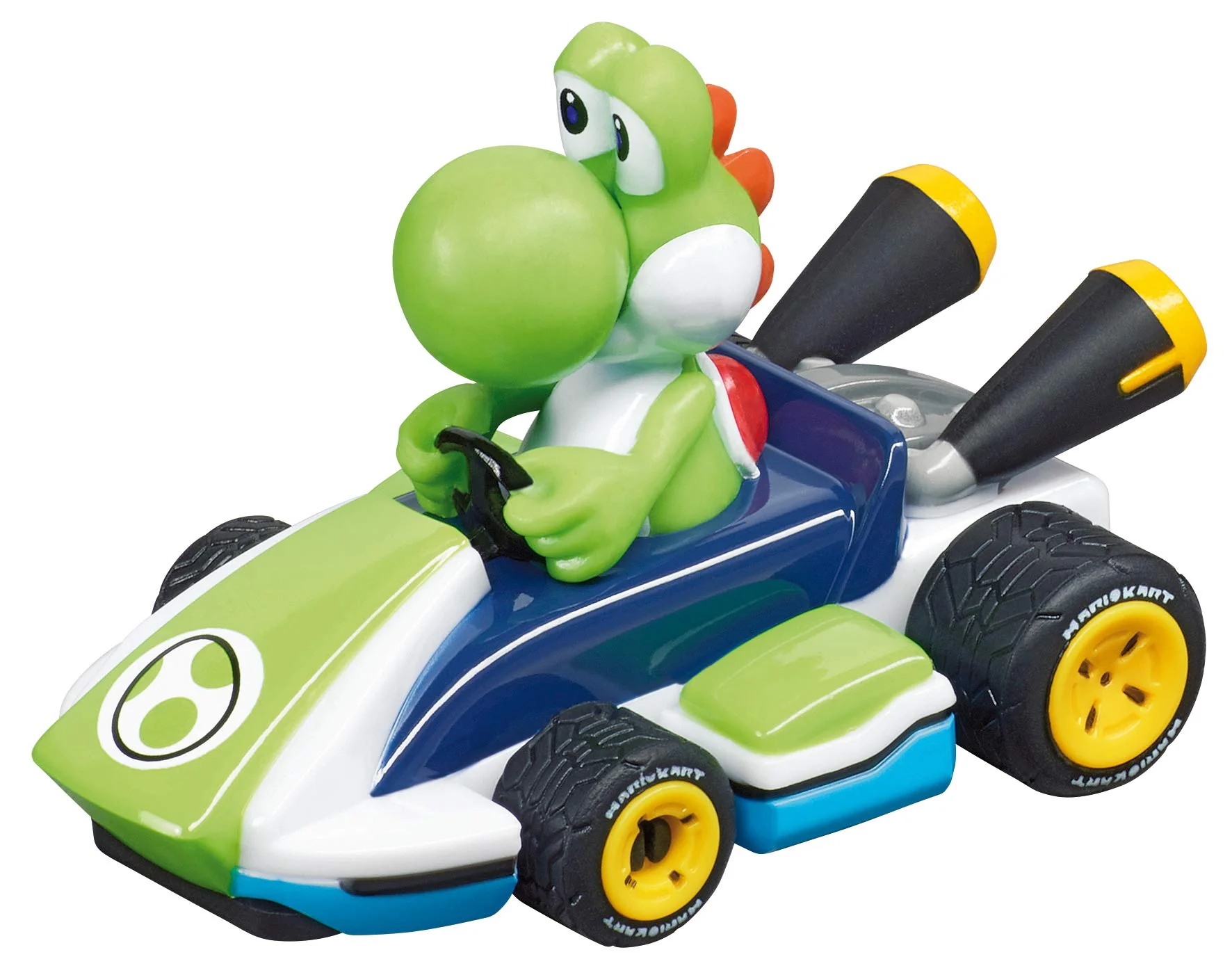 Carrera First Mario Kart - Slot Car Race Track with Spinners - Includes 2 Cars: Mario and Yoshi - Battery-Powered Beginner Toy Racing Set for Kids Ages 3 Years and Up - Image 4