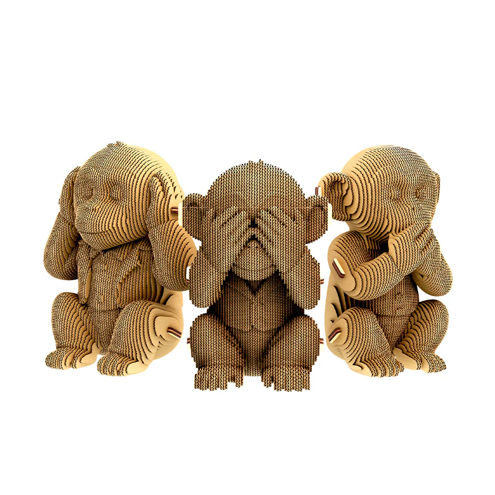 Cartonic 3D Puzzle Monkeys Trio 3 in 1 - Image 2