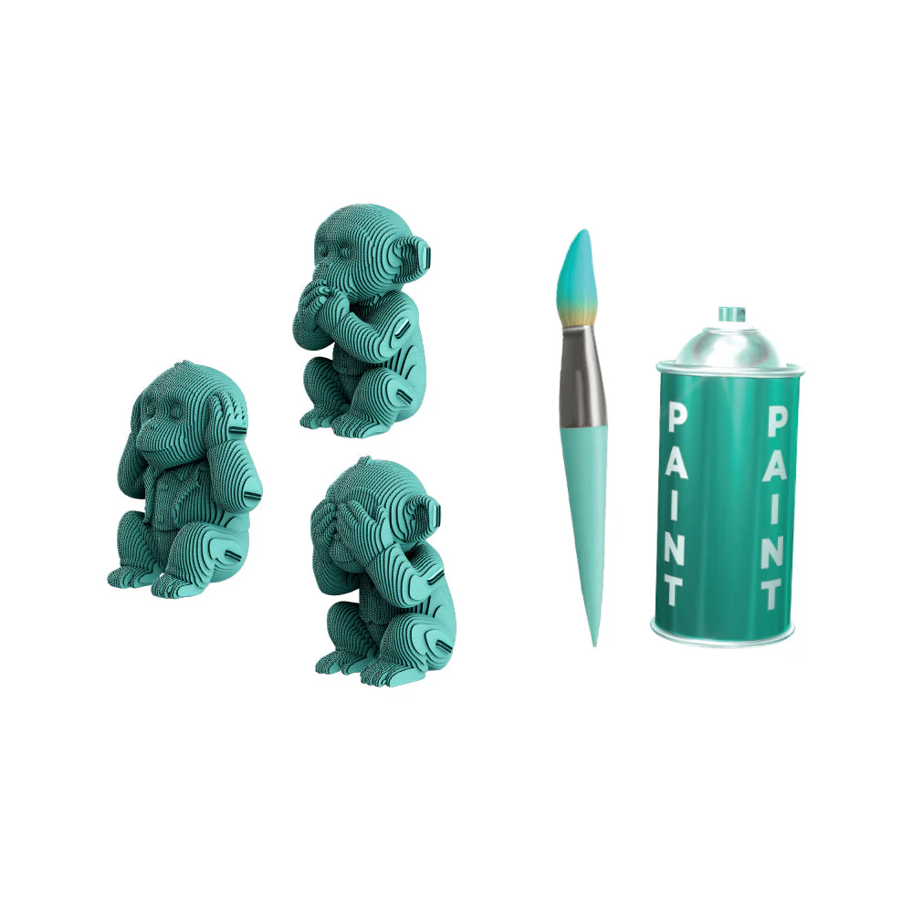 Cartonic 3D Puzzle Monkeys Trio 3 in 1 - Image 7