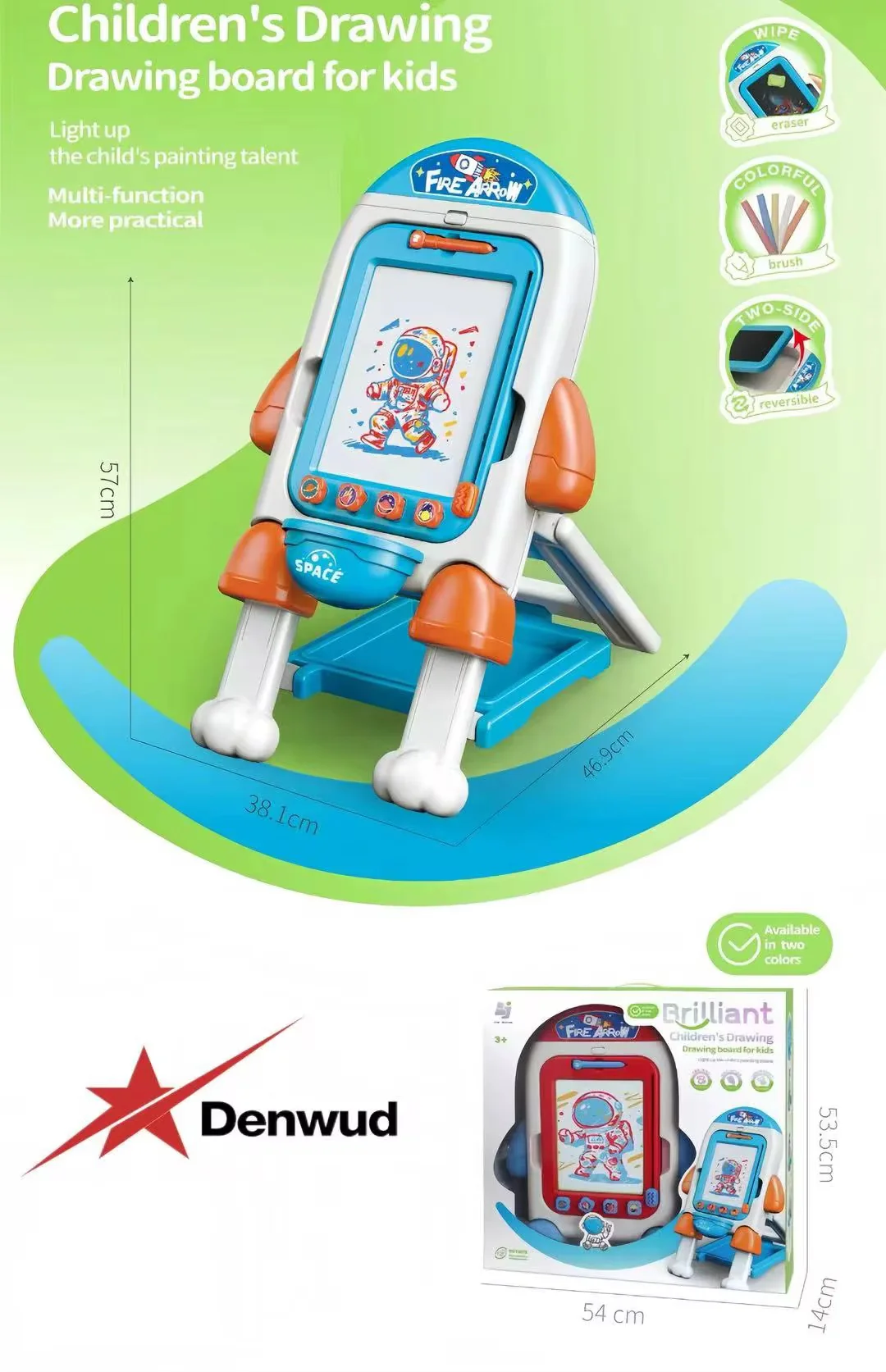 Children's Drawing Board , Magnetic Drawing Sketchpad, Cartoon Puzzle Interactive Writing Board