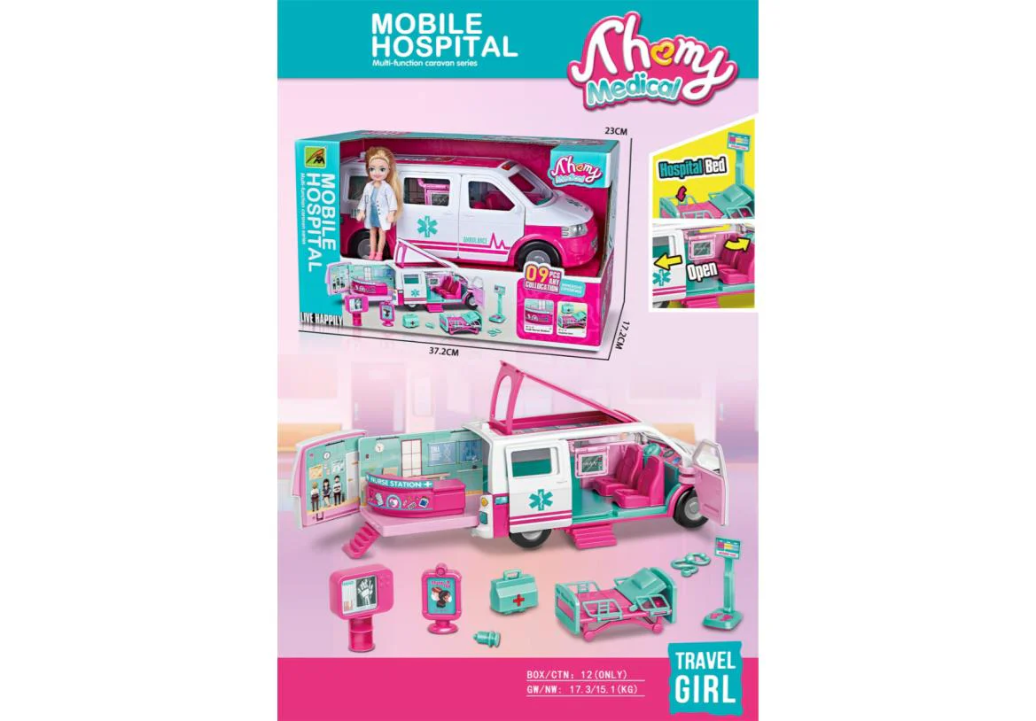 Children's Playset Mobile Hospital /Ambulance / - Image 2