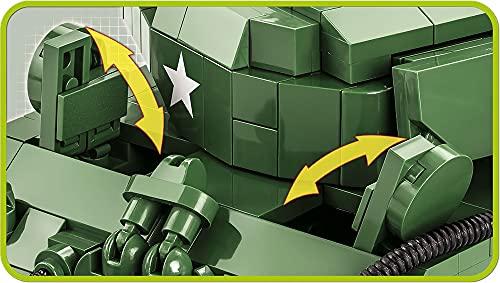 COBI Historical Collection Sherman M4A3E2 Jumbo Tank, Green Building toy set - Image 7