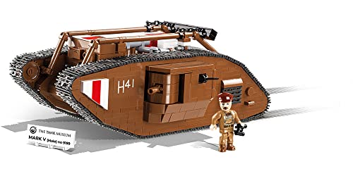 COBI Historical Collection The Tank Museum Mark V (Male) Tank , Brown