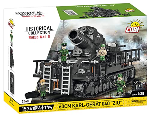 COBI Historical Collection World War II 60 cm Karl-Gerat 040 "ZIU Vehicle - Image 10