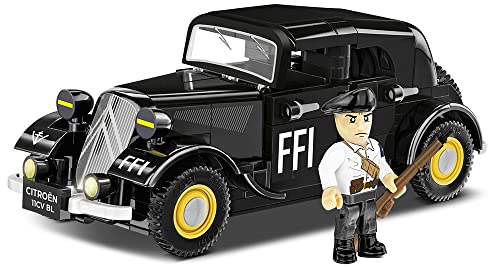 COBI Historical Collection: World War II Citroen Traction 11CV BL Vehicle,Black - Image 6