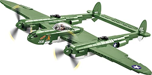 COBI Historical Collection: World War II Lockheed P-38 Lightning (H) Plane,Green - Image 4