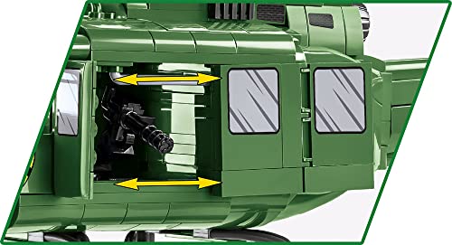 COBI Vietnam War Bell UH-1 Huey Iroquois Helicopter,Various - Image 9