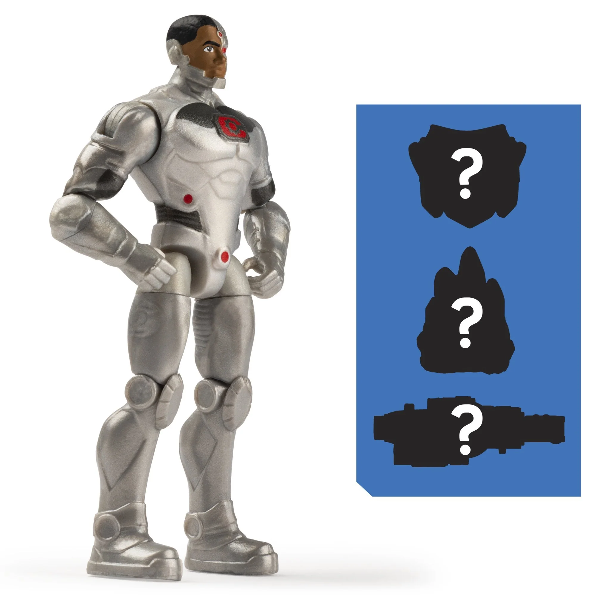 DC Comics DC Comics 4-Inch Cyborg Action Figure with 3 Mystery Accessories, Adventure 2 - Image 2