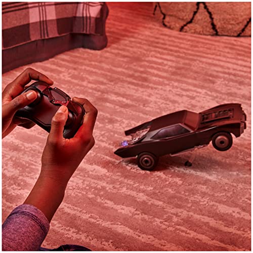 DC Comics, The Batman Turbo Boost Batmobile, Remote Control Car with Official Batman Movie Styling Kids Toys for Boys and Girls - Image 7