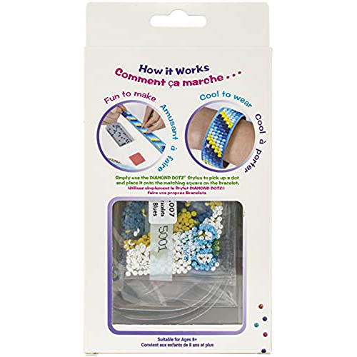 Diamond Dotz Dotzies Bracelets Kit Blue 3pc - Image 4