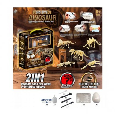 Dinosaur Fossil Mining Toy Excavation Kit - Image 2