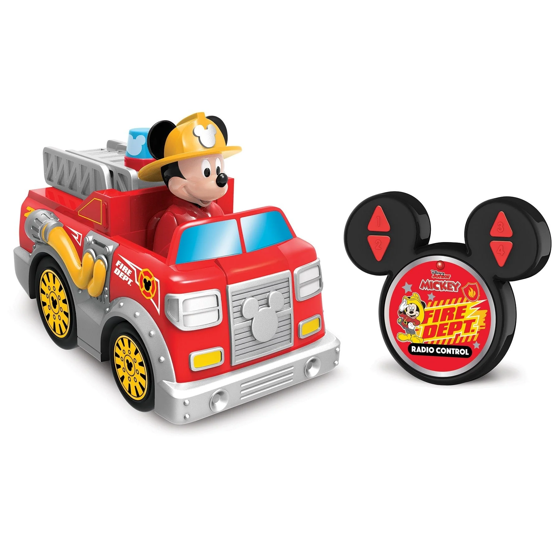 Disney Junior 9'' 2.4 GHz RC Toy Vehicle - Mickey's Firetruck - Image 4