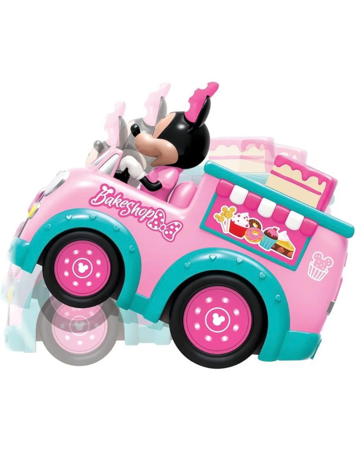 Disney Junior Minnie's Bakeshop Truck, Wheelies & Spins, 2.4 GHz, Ages 3+ - Image 2