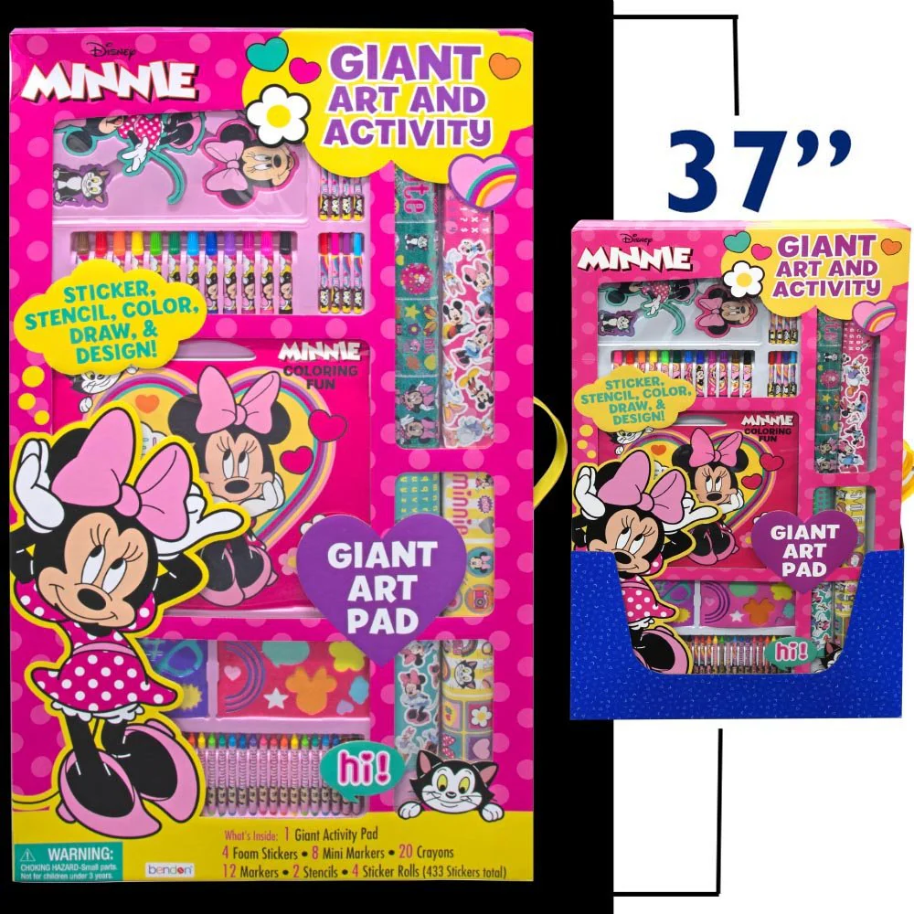 Disney Minnie Giant Art & Activity Set