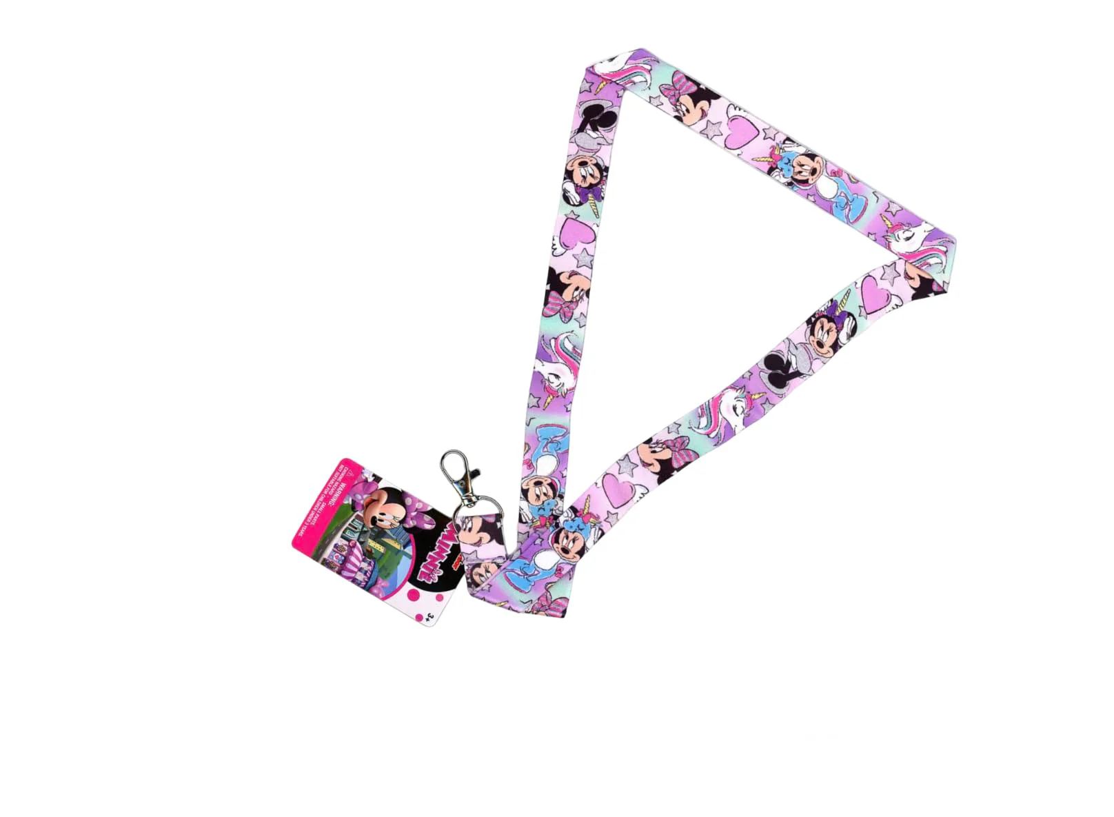 Disney Minnie Mouse Boutique Lanyard Keychain (Pink) - Image 4