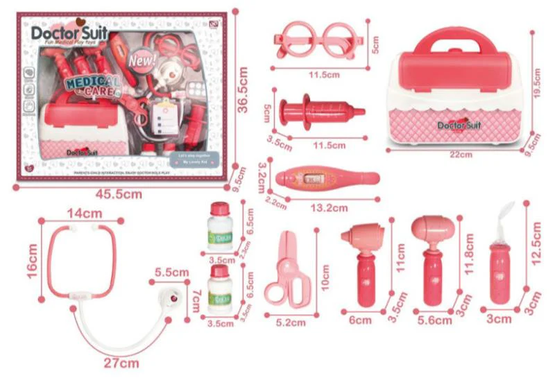 Doctor Play Set Fun For Kids, 18 Pcs