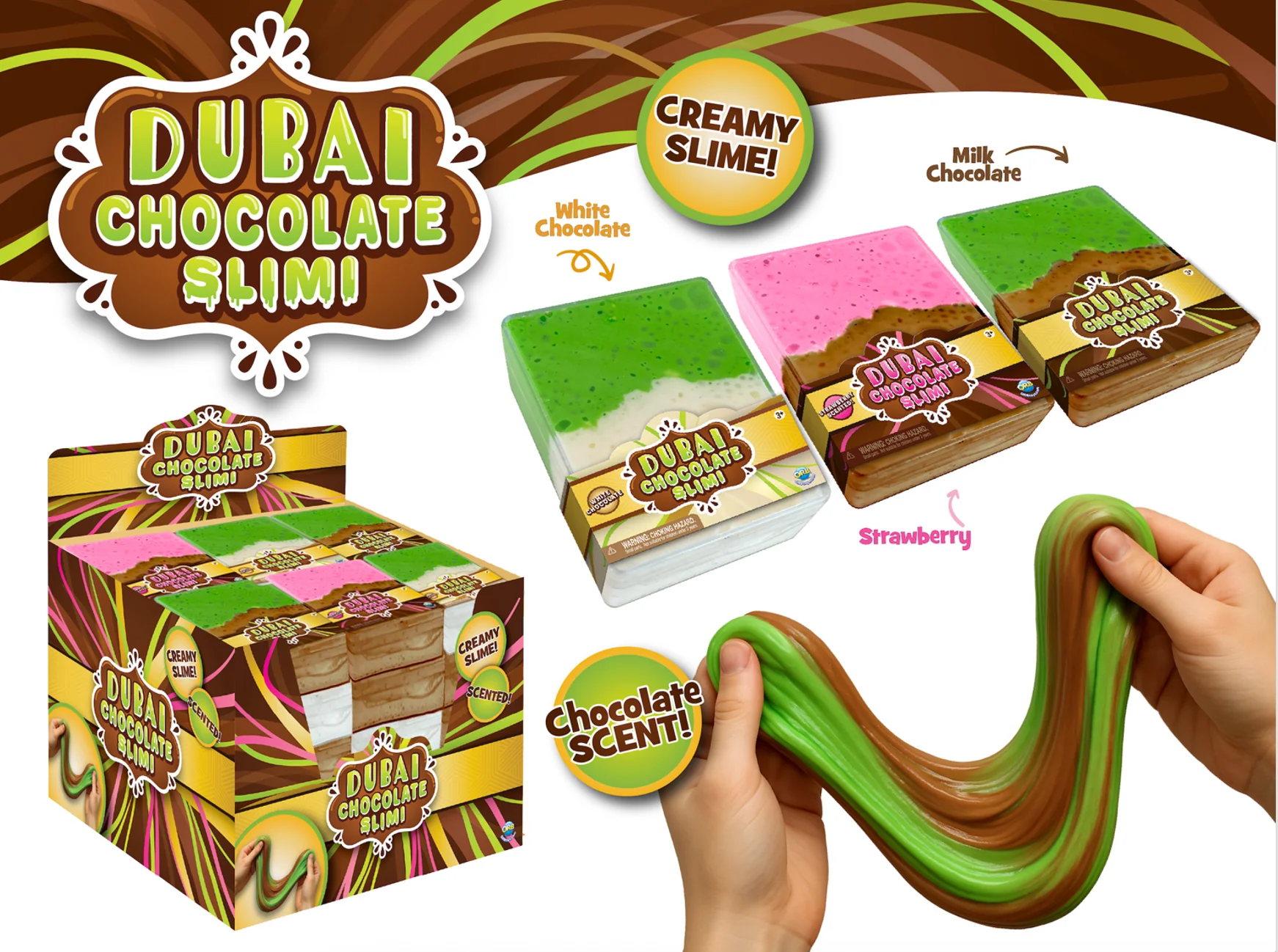 Dubai Chocolate Slimi, Sold Individually