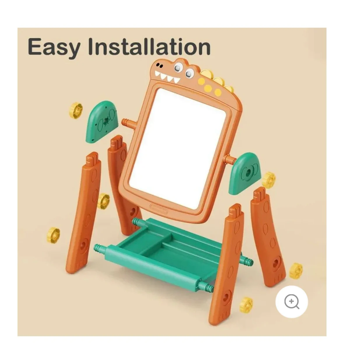 Easel For Kids, Kids Blackboard, Adjustable 3 in 1 Easel For Toddler, Double Drawing  Board With Painting Accessories
