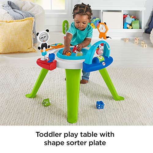 Fisher-Price 3-in-1 Spin & Sort Activity Center Retro Roar, Infant-to-Toddler - Image 10
