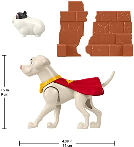 Fisher-Price DC League of Super-Pets Hero Punch Krypto, figure set with dog character and accessories for preschool pretend - Image 6