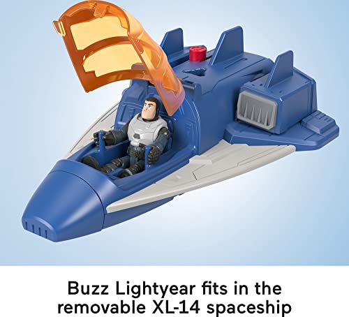Fisher-Price Disney and Pixar Lightyear Playset, Imaginext Lift & Launch Star Command with Buzz Lightyear Figure, Lights & Sounds - Image 4