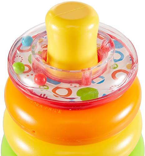 Fisher-Price Rock-a-Stack, Bat-at Ring-Stacking Toy - Image 7