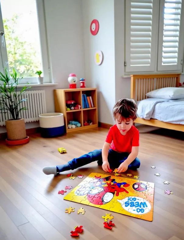 Floor Puzzle, Marvel Spidey and His Amazing Friends Spin Master 46-Piece - Image 2