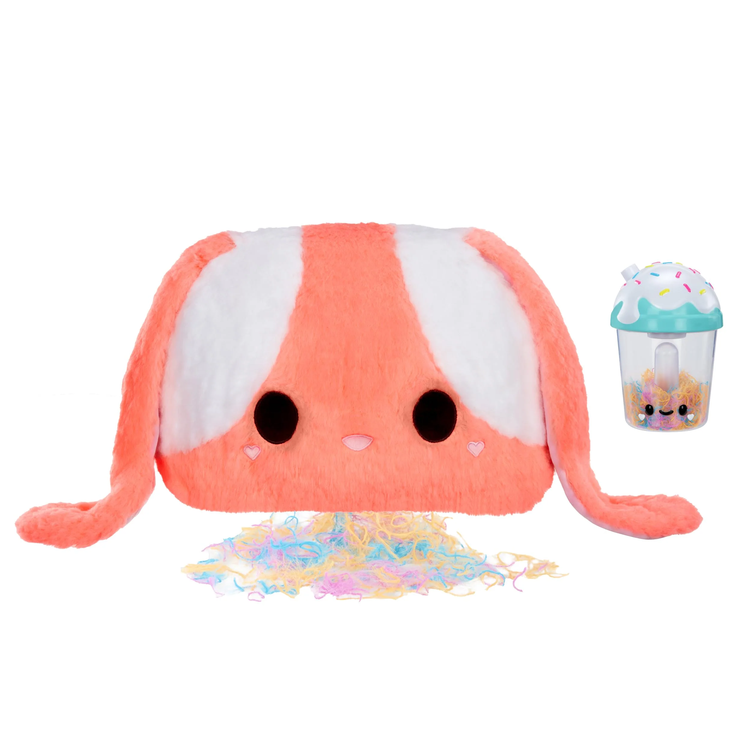 Fluffie Stuffiez Feature Plush Pillow Fight Plush Bunny, Ultra Soft Fluff with Huggable ASMR Interactive Play and Easy Cleanup with Character Vacuum - Image 2