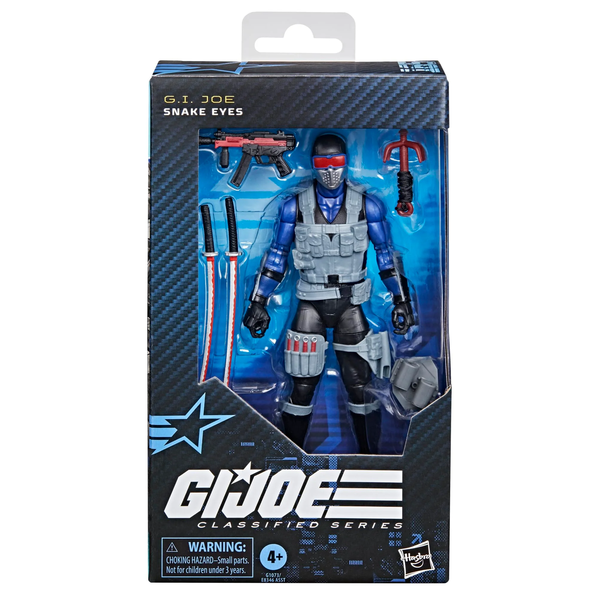 G.I. Joe Classified Series #165, Snake Eyes V4, Collectible 6 Inch Action Figure with 7 Accessories - Image 13